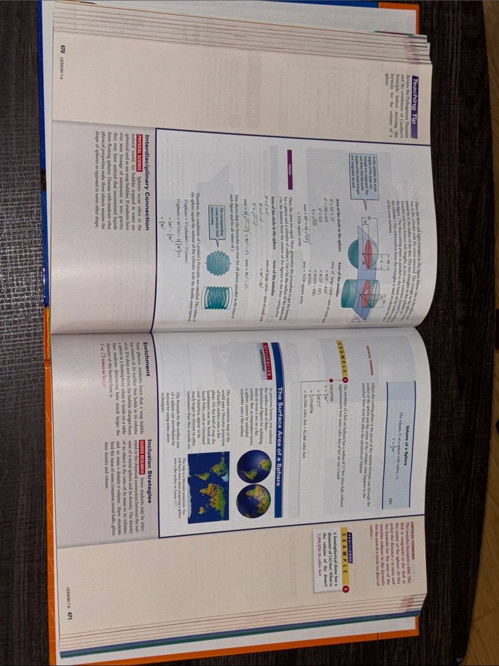 Geometry Textbook - Orange & Blue - Picture 2 of 5